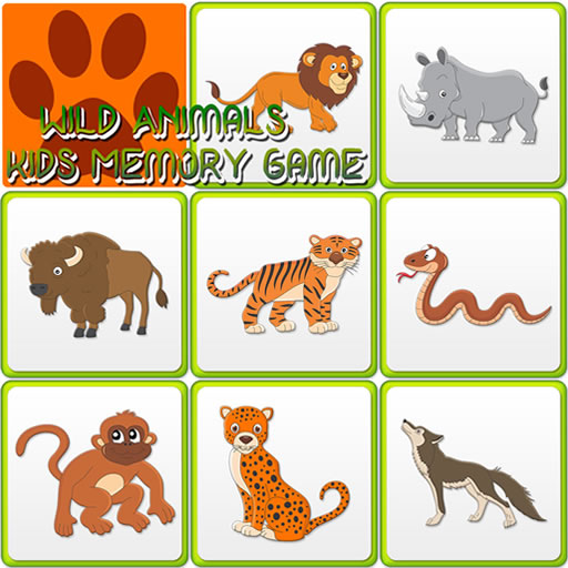 Thumb Kids Memory Wild Animals