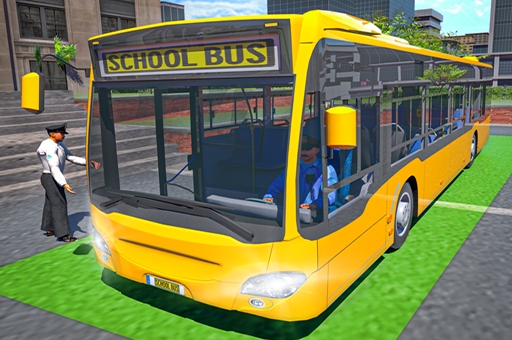  Thumb School Bus Game Driving Sim