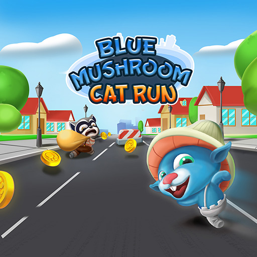  Thumb Blue Mushroom Cat Run