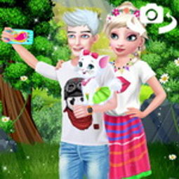  Thumb Elsa Couple Travel Selfie With Pet