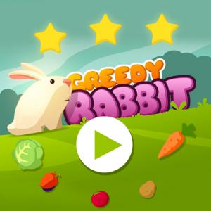 Greedy Rabbit 2 - Help them collect all the fruits on the way at ABCya3