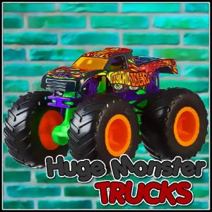 Huge Monster Trucks - Jigsaw to be able to win