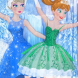 Elsa And Anna Ballet Dancer 